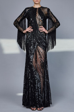 Bead -Embroidered Gown Bead -Embroidered Gown
