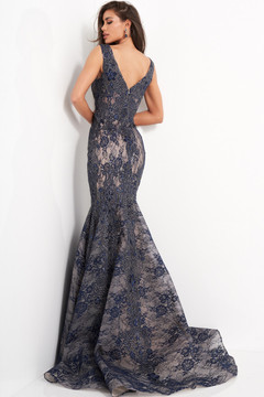 Lace V-Neck Mermaid Gown Lace V-Neck Mermaid Gown