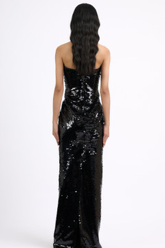 Sequined Column Gown Sequined Column Gown