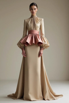 Detailed Waist Gown Detailed Waist Gown