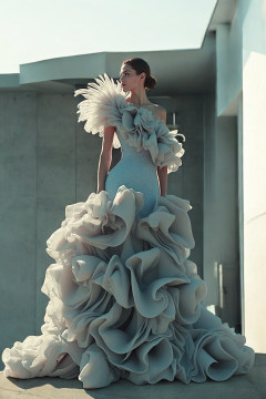 Dramatic Material Gown Dramatic Material Gown