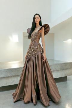 Unique Shoulder Gown Unique Shoulder Gown