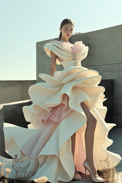 Sculpted Slit Gown Sculpted Slit Gown
