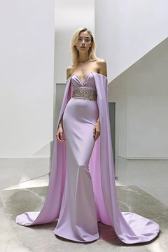 Splendor Cape Sleeve Gown Splendor Cape Sleeve Gown