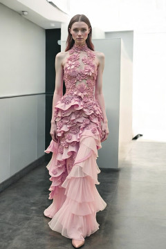 Sleeveless Dropwaist Gown Sleeveless Dropwaist Gown