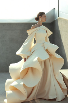 Ruffled Shaden Gown Ruffled Shaden Gown