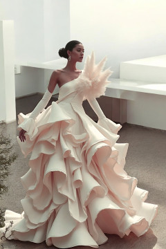 Blush A-Line Gown Blush A-Line Gown