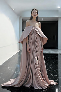 Draped Ruched Gown Draped Ruched Gown
