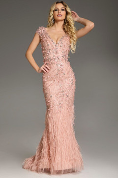 Cap Sleeve Embellished Gown Cap Sleeve Embellished Gown