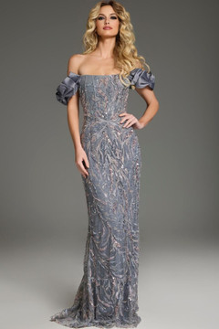 Off-the-Shoulder Embellished Gown Off-the-Shoulder Embellished Gown