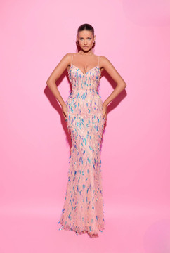 Simba Embroidered Gown Simba Embroidered Gown