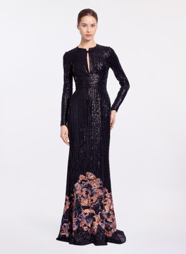 Long Sequin Black Gown Long Sequin Black Gown