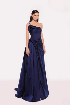 Cosmos Taffeta One Shoulder Gown Cosmos Taffeta One Shoulder Gown