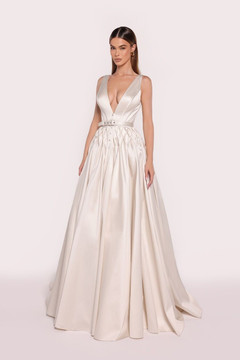 Monica Taffeta A-Line Gown Monica Taffeta A-Line Gown