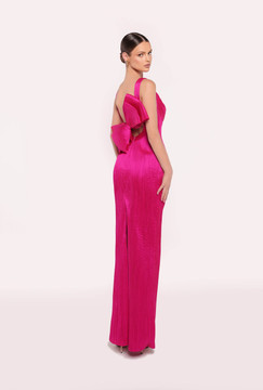 Merivia Taffeta Column Gown Merivia Taffeta Column Gown