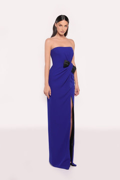 Natalie Crepe Strapless Gown Natalie Crepe Strapless Gown