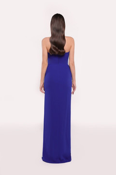 Natalie Crepe Strapless Gown Natalie Crepe Strapless Gown