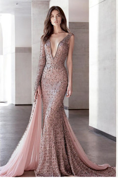 One Cape Sleeved Gown One Cape Sleeved Gown