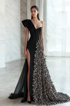 A-Line High Slit Gown A-Line High Slit Gown