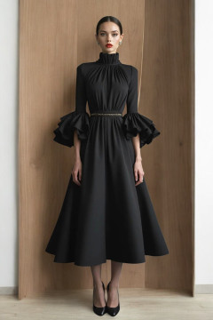 High Neck Midi Dress High Neck Midi Dress