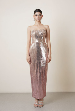 Sequined Midi Dress