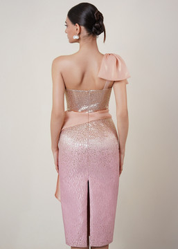 One Shoulder Organza Dress One Shoulder Organza Dress