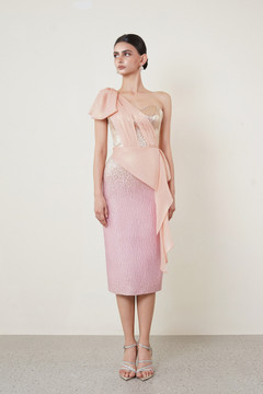 One Shoulder Organza Dress One Shoulder Organza Dress