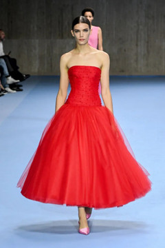Strapless- Full Midi  Dress