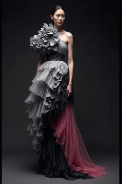 Tiered-Ruffled Gown Tiered-Ruffled Gown