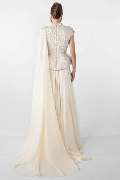 Embroidered Jacket with Skirt Embroidered Jacket with Skirt