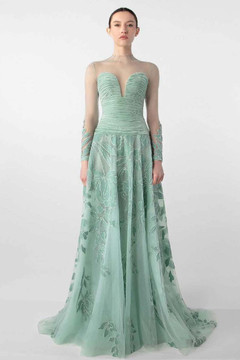 Ruched-Bodice Gown Ruched-Bodice Gown