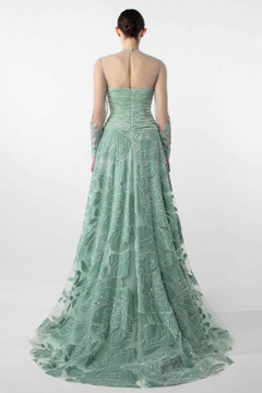 Ruched-Bodice Gown Ruched-Bodice Gown