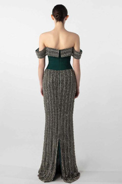 Hand-Embroidered Gown Hand-Embroidered Gown