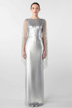 Crystal-Embellished Gown Crystal-Embellished Gown