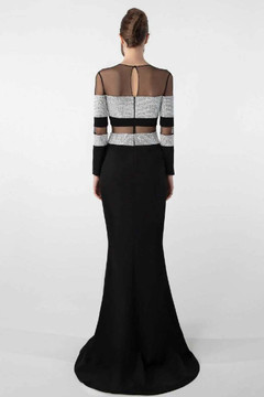 Sheer Panel Gown Sheer Panel Gown