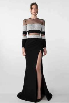 Sheer Panel Gown Sheer Panel Gown