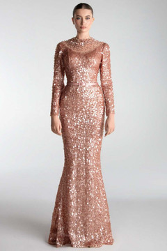 Sequins Column Gown Sequins Column Gown