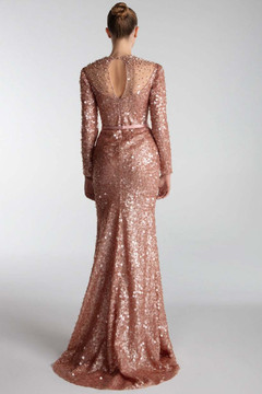 Sequins Column Gown Sequins Column Gown