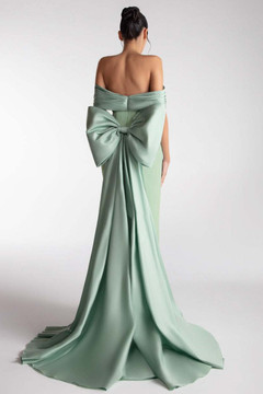 Draped Bow Gown Draped Bow Gown