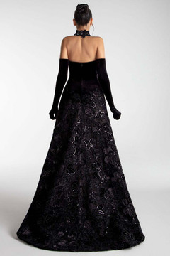 Velvet-Corset Gown Velvet-Corset Gown