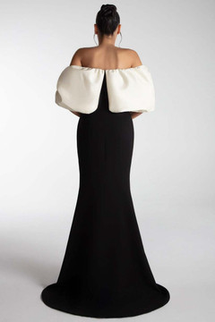 Taffeta Draped Gown Taffeta Draped Gown