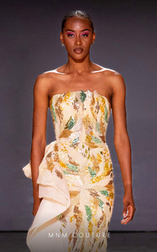 Sequin Beaded Strapless-Gown Sequin Beaded Strapless-Gown