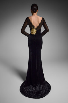 Lace and Velvet Gown Lace and Velvet Gown