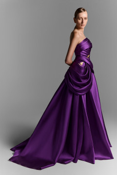 Mikado Slit Gown Mikado Slit Gown