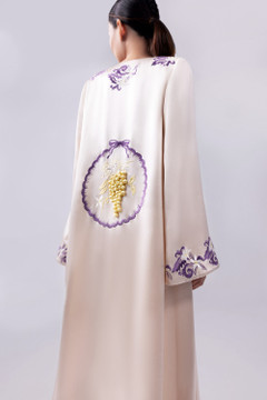 Italian Crepe Dress with Kaftan Italian Crepe Dress with Kaftan