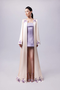 Italian Crepe Dress with Kaftan Italian Crepe Dress with Kaftan
