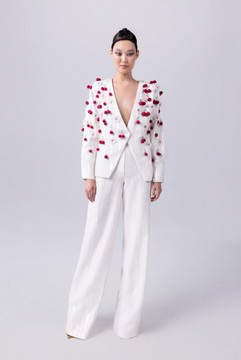 Linen Jacket with Pants Linen Jacket with Pants