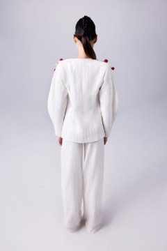 Linen Jacket with Pants Linen Jacket with Pants