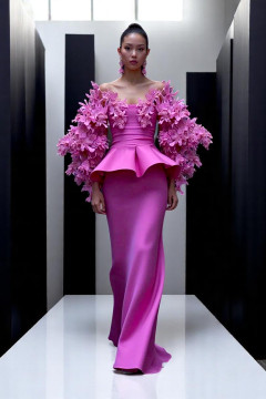 Floral Sleeved Gown