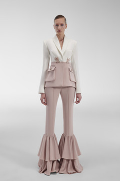Long Sleeved Crepe Long Sleeved Crepe